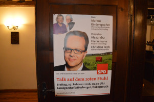 Talk auf dem roten Stuhl mit Markus Rinderspacher in Bubenreuth