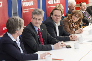 Johannes Karl und Christian Pech im Kreis der mittelfränkischen Kandidaten