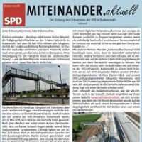 Neue Ausgabe von MITEINANDER.aktuell online