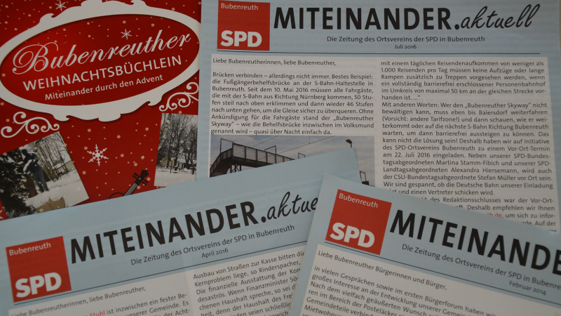 MITEINANDER.aktuell - Die Zeitung der SPD für Bubenreuth